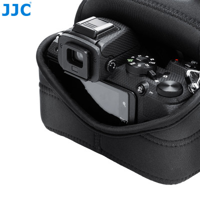 JJC OC-Z1BK  Neoprénové pouzdro pro fotoaparát 143 x 120 x 110 mm, černé