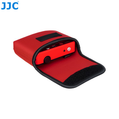JJC OC-LSF2 RED Kompaktné neoprénové puzdro pre fotoaparáty LEICA, FUJI