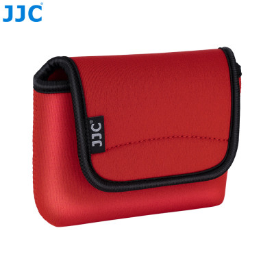 JJC OC-LSF2 RED  Kompaktní neoprénové pouzdro na fotoaparát LEICA, FUJI