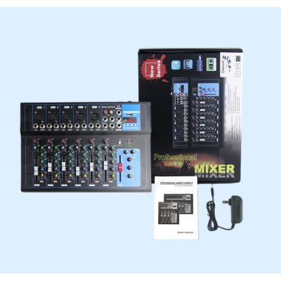 copy of Mixážní pult F4   4-kanálový, USB, Bluetooth, MP3 Player