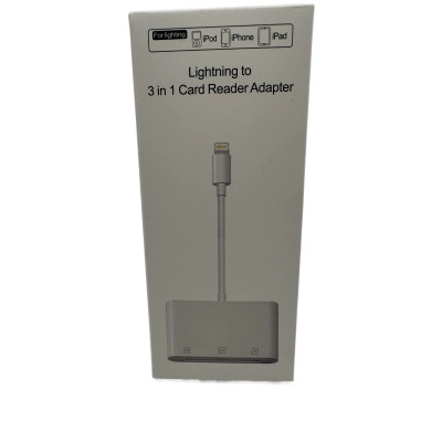 Čítačka kariet, adaptér Lightning/Iphone - SD/TF/CF karta
