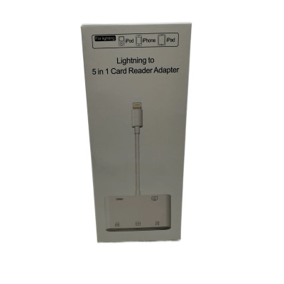 Čítačka kariet, Lightning / Iphone adaptér - SD / TF / CF karta, USB / USB-C