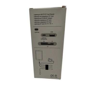 copy of Čtečka karet, adaptér Lightning / Iphone - SD / TF / CF Card