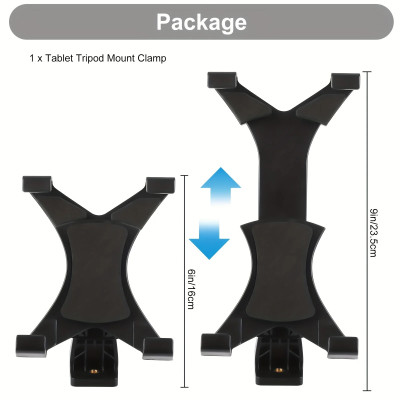 Nastavitelný plastový držák na tablet s 1/4" šroubením