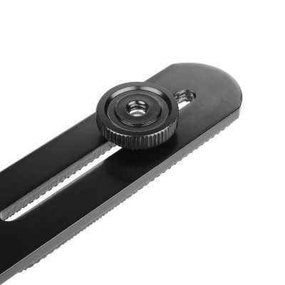 Univerzálny statívový držiak, dvojitá predlžovacia tyč, so skrutkami 1/4" pre fotoaparát, blesk, svetlo