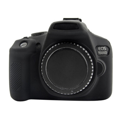 PULUZ silikónové puzdro pre Canon EOS 1300D / 1500D (čierne)