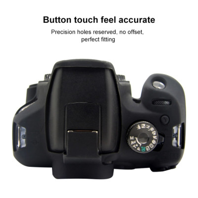 PULUZ silikonové pouzdro pro Canon EOS 1300D / 1500D (černé)