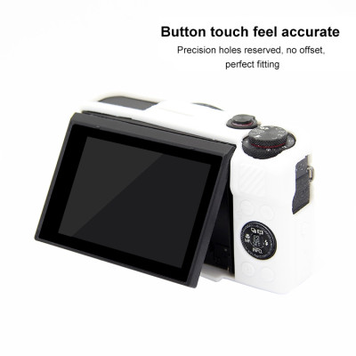 PULUZ silikonové pouzdro pro Canon EOS G7 X Mark II (bílé)