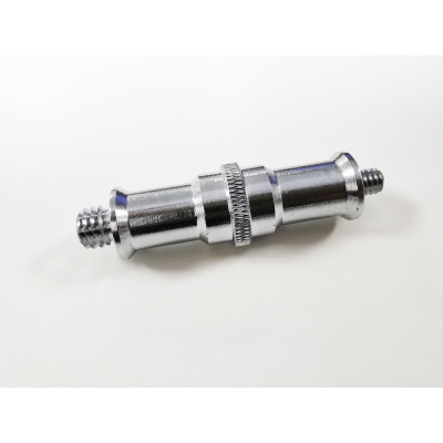 copy of Kovový redukční adaptér zlatý se závitem 1/4" na 3/8", 68 mm