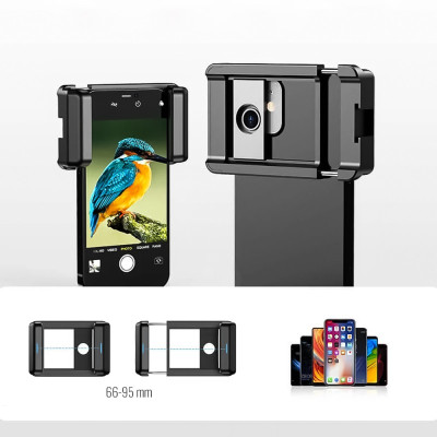 Teleobjektiv s Zoomem 20-40x pro mobilní telefon se stativem