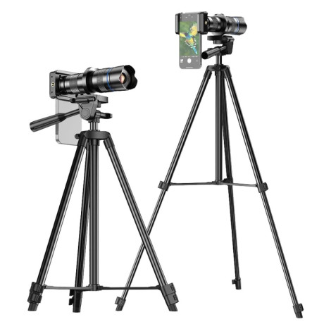 Teleobjektiv s Zoomem 20-40x pro mobilní telefon se stativem