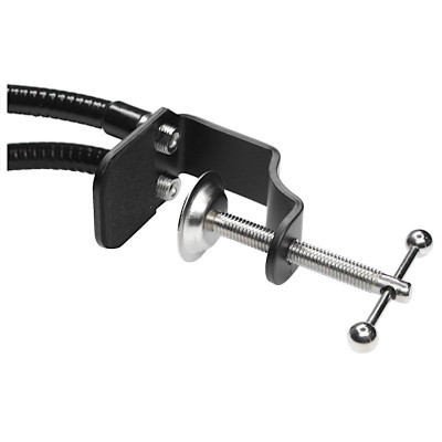 Dvojitý držák telefonu s ohebnými rameny s úchytem na stlůl