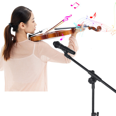 Kovový nastaviteľný mikrofónový stojan, výška 0,6 - 1,7 m