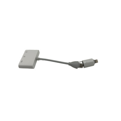 Čtečka karet, adaptér Lightning / Iphone a USB/C - SD / TF Card, USB ( data )