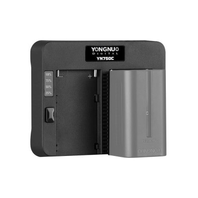 Duálna nabíjačka Yongnuo YN750C pre batérie série NP-F