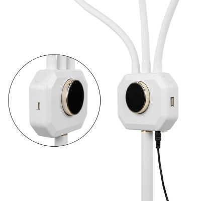 LED kosmetická lampa MITOYA LUMERA 3000-6000K na stativu [bílá]