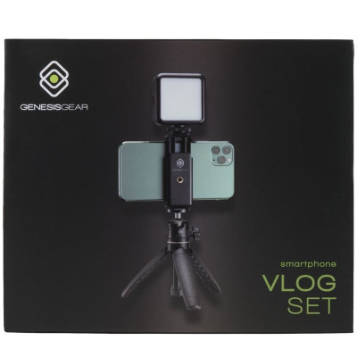 Genesis Vlogging kit, LED VL49 + tripod + phone holder