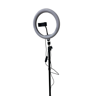 Set LED QX-260 12W circular lamp 26cm + tripod 180cm