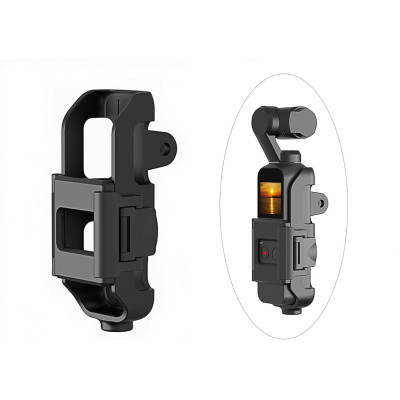 Holder, housing for DJI OSMO POCKET 1, 2 + 1/4 screw hole