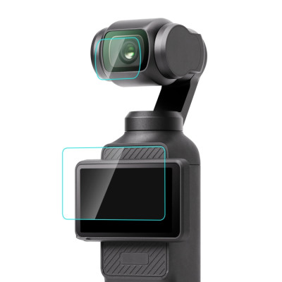 Tvrdené sklo na ochranu objektívu a dipólu pre DJI OSMO Pocket 3 (priehľadné)