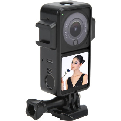 Flexible mount, cage for DJI Action 2, 2 x Cold Shoe