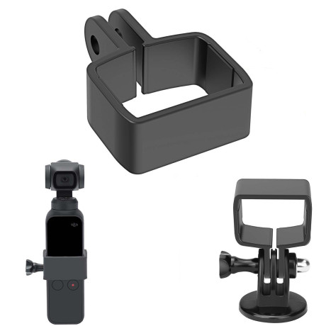 Holder, multi-functional frame for DJI Osmo Pocket 3 with 1/4" fitting