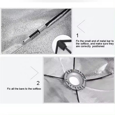 Softbox 70 x 100 cm , with Bowens mount, portable and foldable