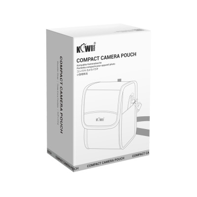 KIWIFOTOS Kompaktní pouzdro na fotoaparát, černé