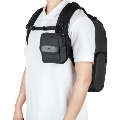 KIWIFOTOS Kompaktné puzdro na fotoaparát, čierne