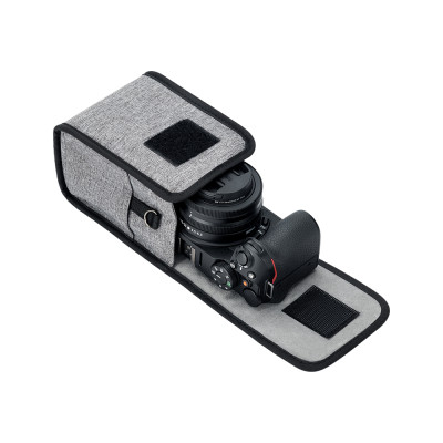 KIWIFOTOS Kompaktní pouzdro na fotoaparát, šedé