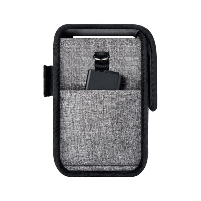 KIWIFOTOS Kompaktné puzdro na fotoaparát, sivé