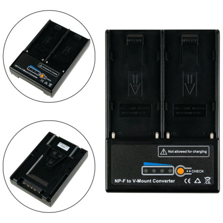 Adaptér batérie 2x NPF - V-Lock/V-Mount