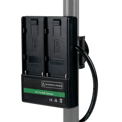 2x NPF adaptér baterie s XLR 4-pinovým výstupem