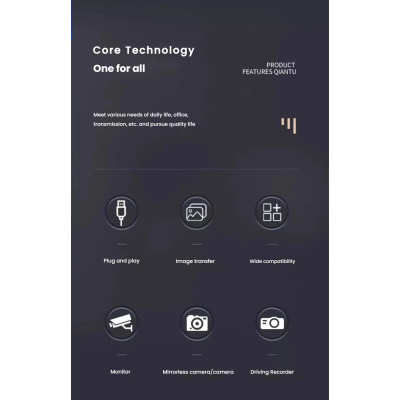 Čtečka SD / TF karet s USB-C konektorem, hliníková