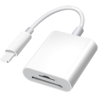 SD / TF card reader for devices with Lightning ( Iphone ) connector