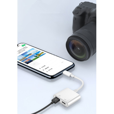 Adapter with USB-C + USB to USB-C