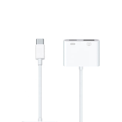 Adaptér s USB-C + USB na USB-C