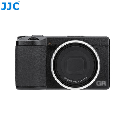 Kryt objektívu JJC pre RICOH GR IIIx, sivý