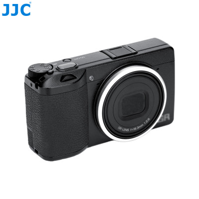 JJC Ozdobný kroužek objektivu pro RICOH-  šedý