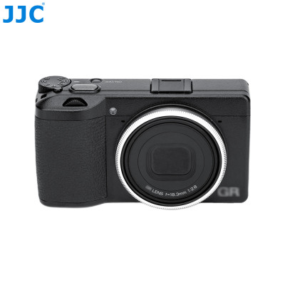 JJC Ozdobný kroužek objektivu pro RICOH-  šedý