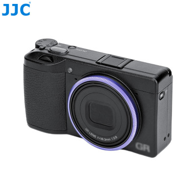 JJC Obvodový krúžok objektívu pre RICOH - fialový