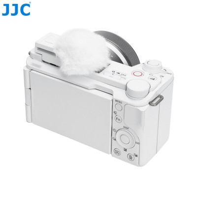 JJC vetruodolný chránič mikrofónu CSW-ZVE10 WHITE pre SONY ZV