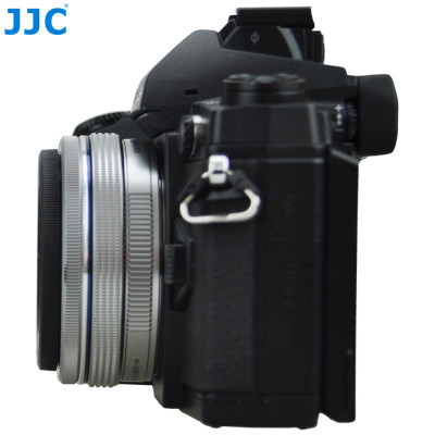 JJC Z-O14-42 BLACK, Automatická krytka objektivu kompatibilní s objektivy Olympus 4-42 mm, 17 mm a Panasonic Lumix 12-32 mm