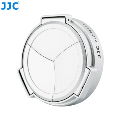 JJC ALC-P1232 SILVER, Automatická krytka objektivu pro objektiv Panasonic Lumix G Vario HD 12-32 mm F3,5-5,6 Mega OIS