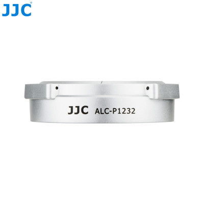 JJC ALC-P1232 SILVER, Automatická krytka objektivu pro objektiv Panasonic Lumix G Vario HD 12-32 mm F3,5-5,6 Mega OIS