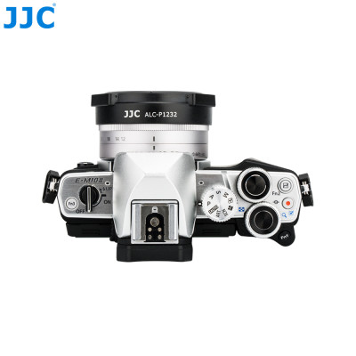 JJC ALC-P1232 BLACK, automatická clona pre objektív Panasonic Lumix G Vario HD 12-32 mm F3,5-5,6 Mega OIS
