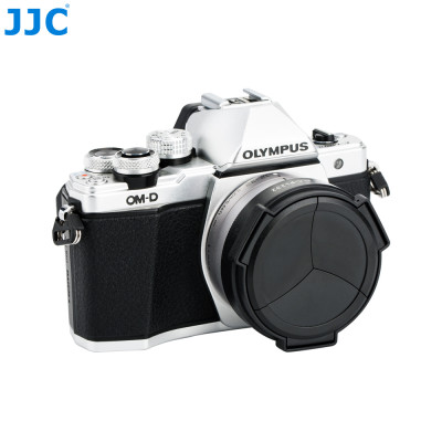 JJC ALC-P1232 BLACK, Automatická krytka objektivu pro objektiv Panasonic Lumix G Vario HD 12-32 mm F3,5-5,6 Mega OIS