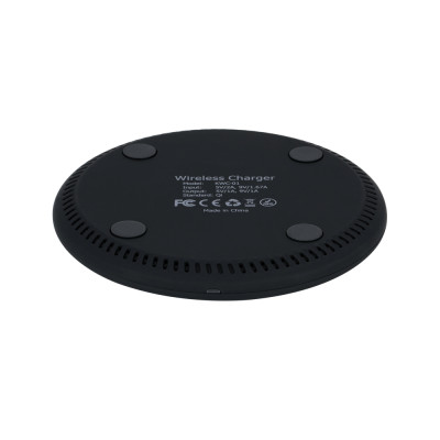 KIWIFOTOS KWC-01, Bezdrátová nabíječka pro mobilní telefony, černá