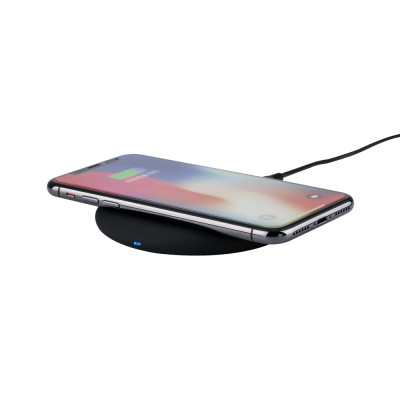 KIWIFOTOS KWC-01, Bezdrátová nabíječka pro mobilní telefony, černá