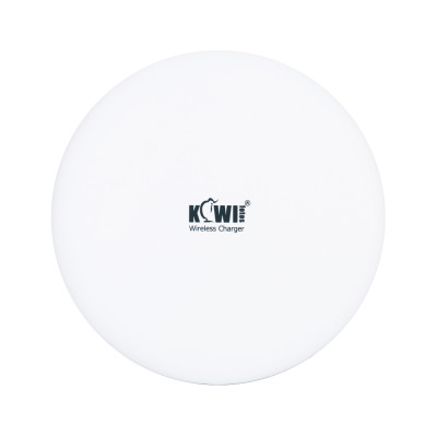 KIWIFOTOS KWC-01 WHITE, Bezdrátová nabíječka pro mobilní telefony, bílá